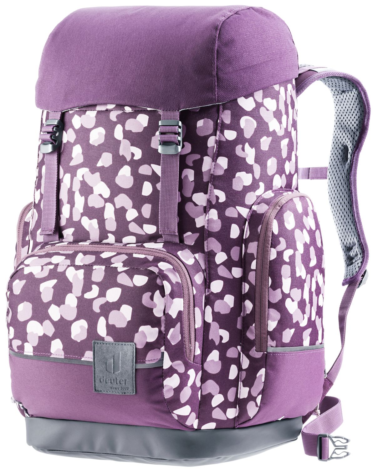 Thumbnail - Deuter School Scula Schulrucksack plum dots