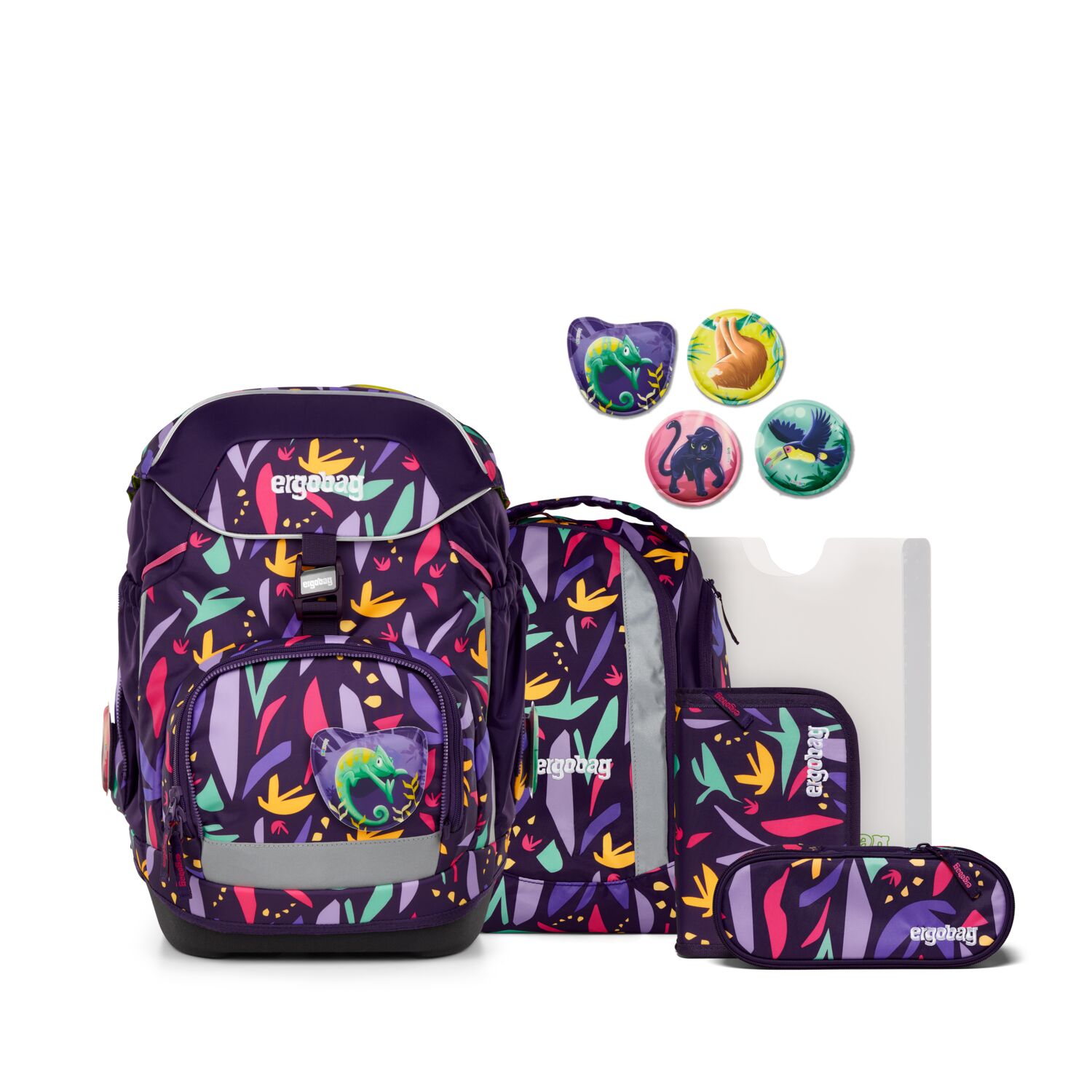 ergobag pack LUMI Editon 6-teiliges Schulrucksack-Set 2025 AmBärzonas