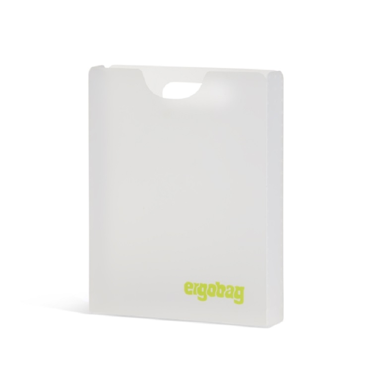 ergobag Schulzubehör Heftebox inkl. Griff transparent