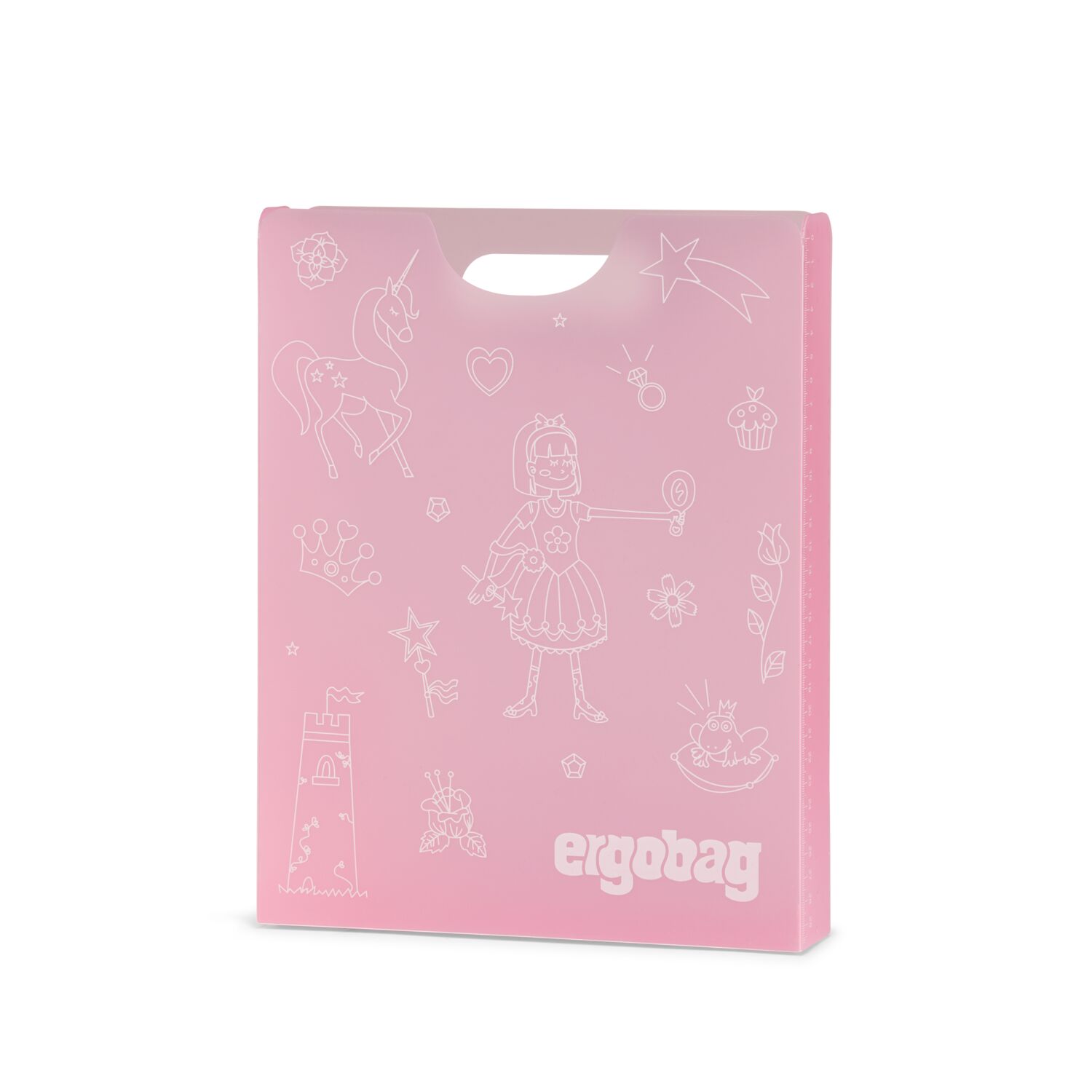ergobag Schulzubehör Heftebox inkl. Griff Prinzessin