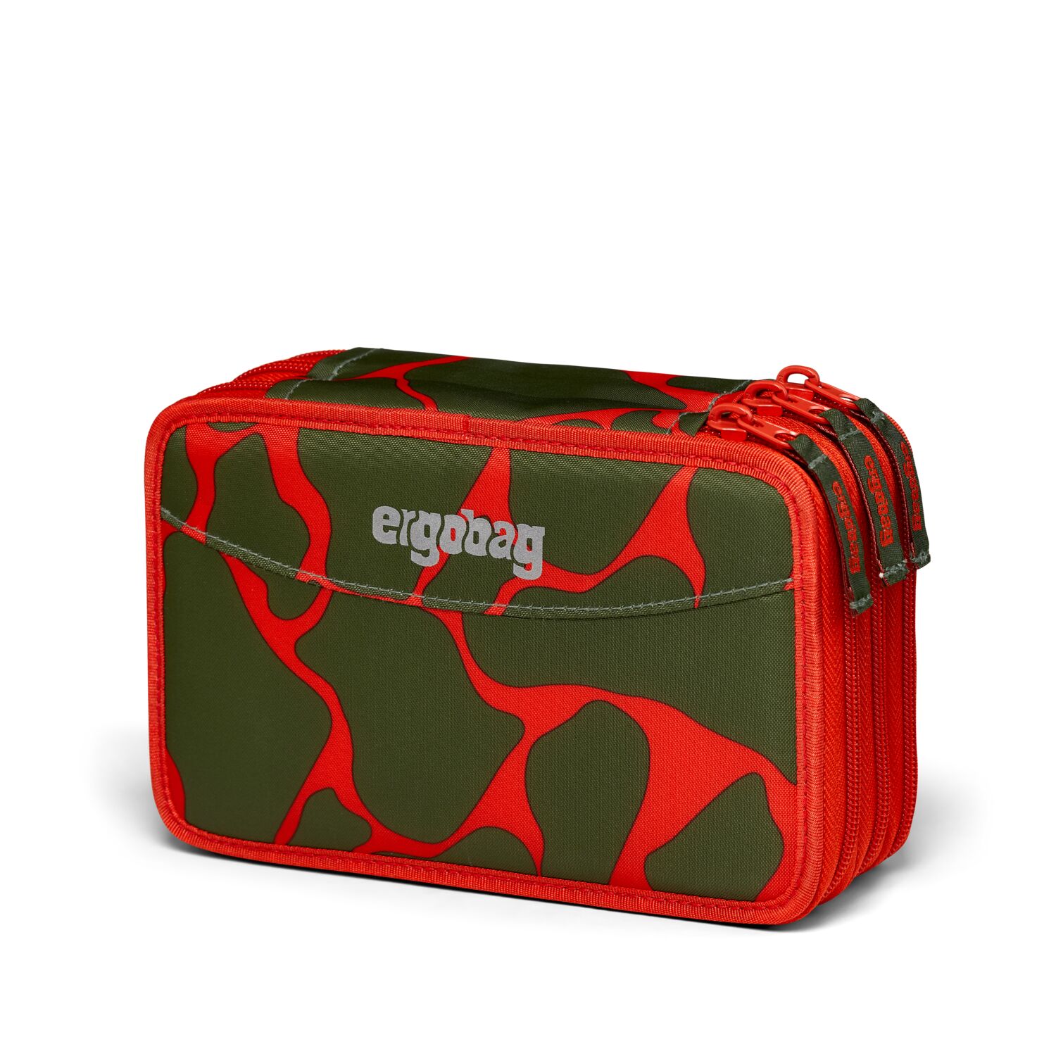 ergobag Schulzubehör LUMI Edition Maxi-Mäppchen, befüllt mit 3 Fächern 2025 FeuerspeiBär