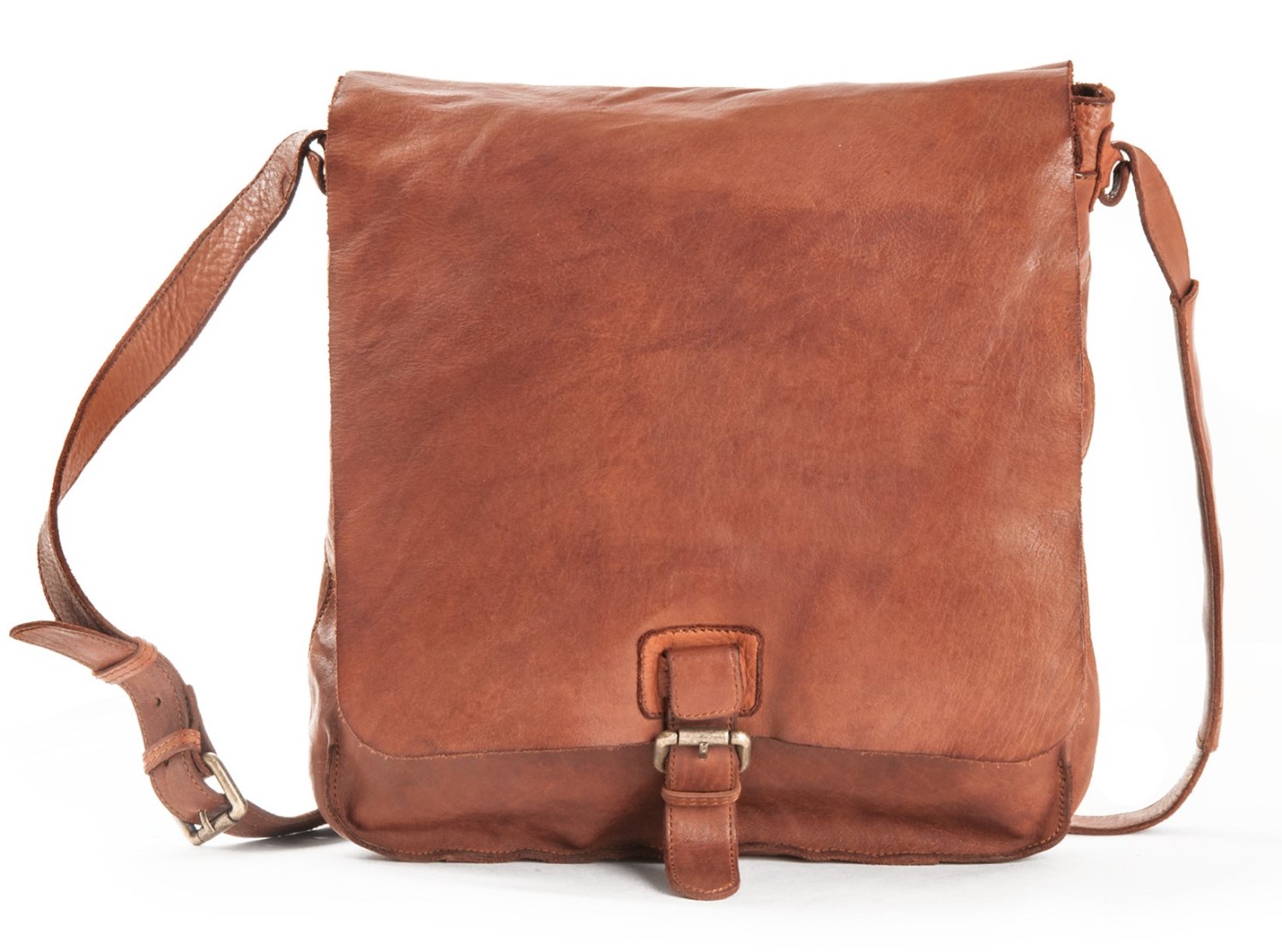 Harold&#039 s Submarine Kuriertasche hoch Cognac