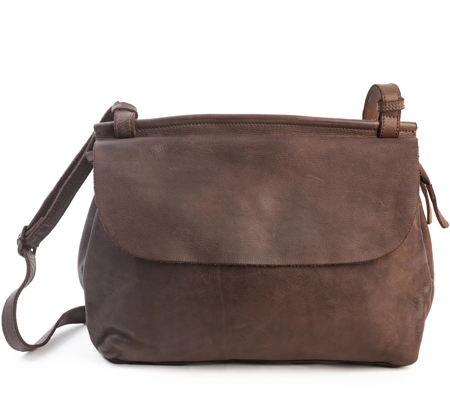 Harold&#039 s Submarine Schultertasche mit Überschlag L braun