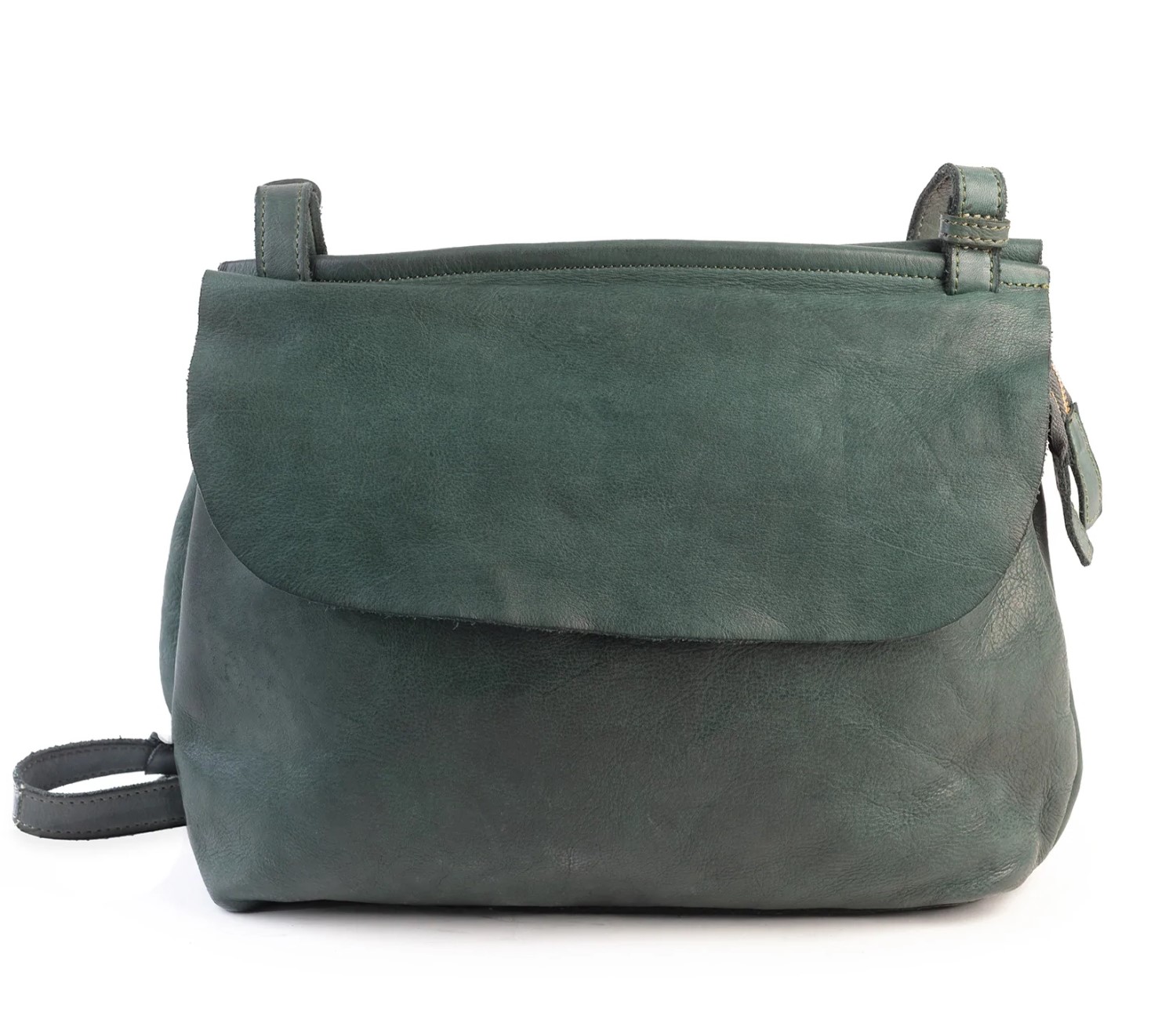Harold&#039 s Submarine Schultertasche mit Überschlag M grün