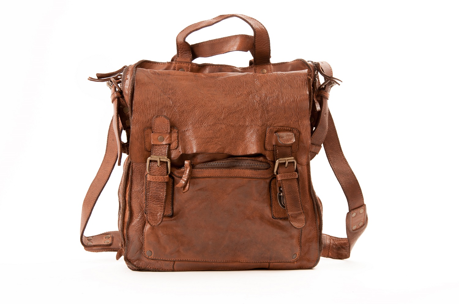 Thumbnail - Harold' s Submarine Kuriertasche hoch cognac