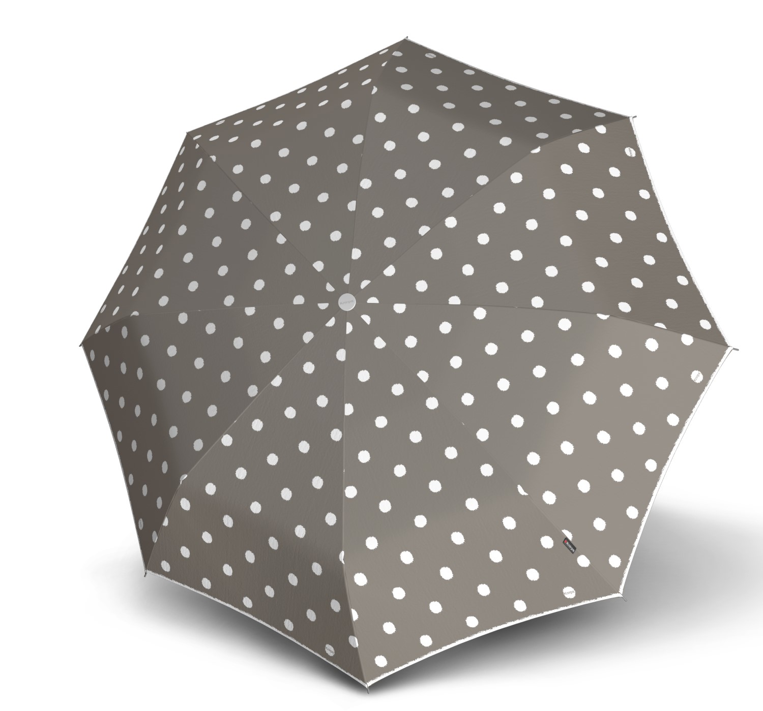 Knirps C.205 medium duomatic dot art taupe