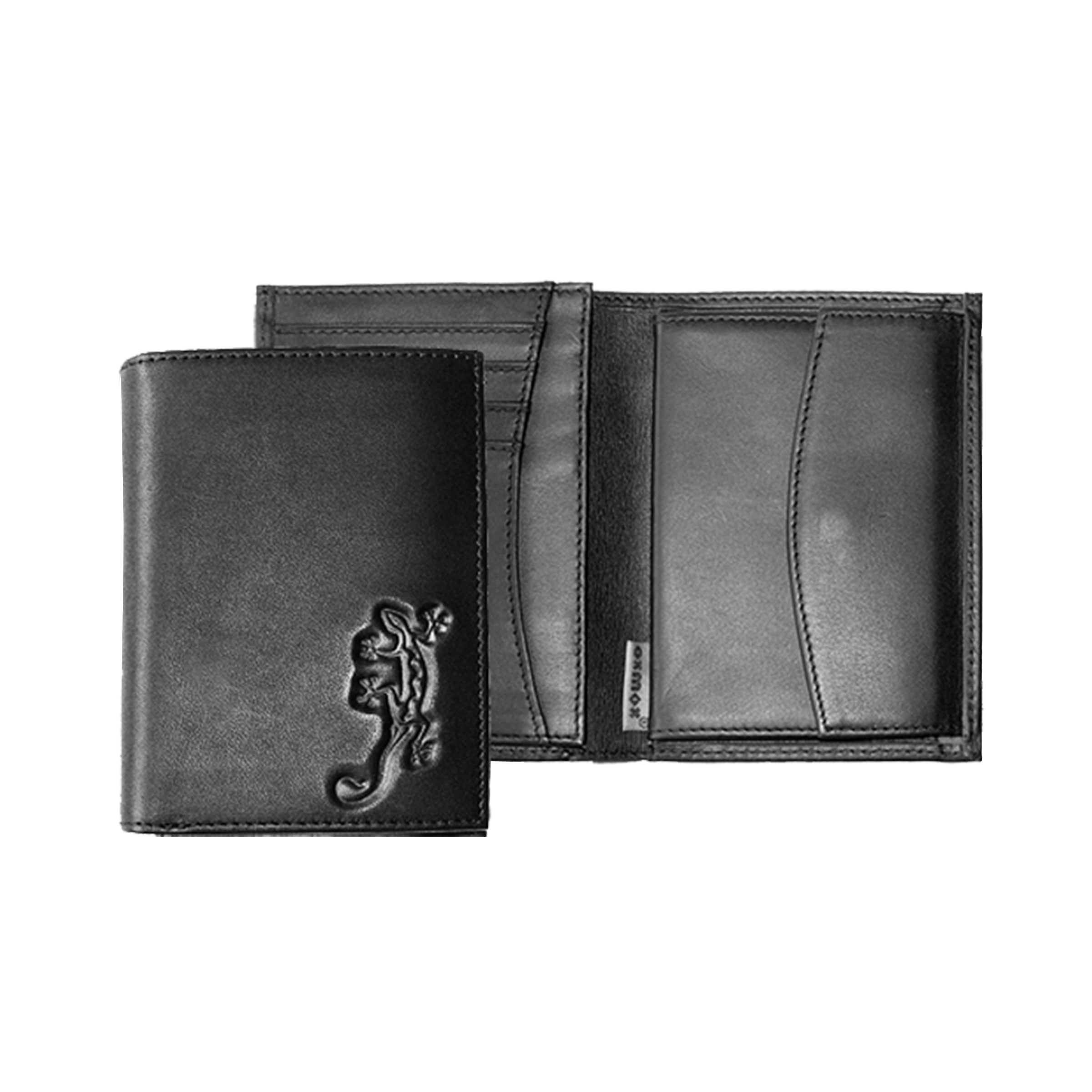 oxmox Leather RFID Kombibörse Lizard