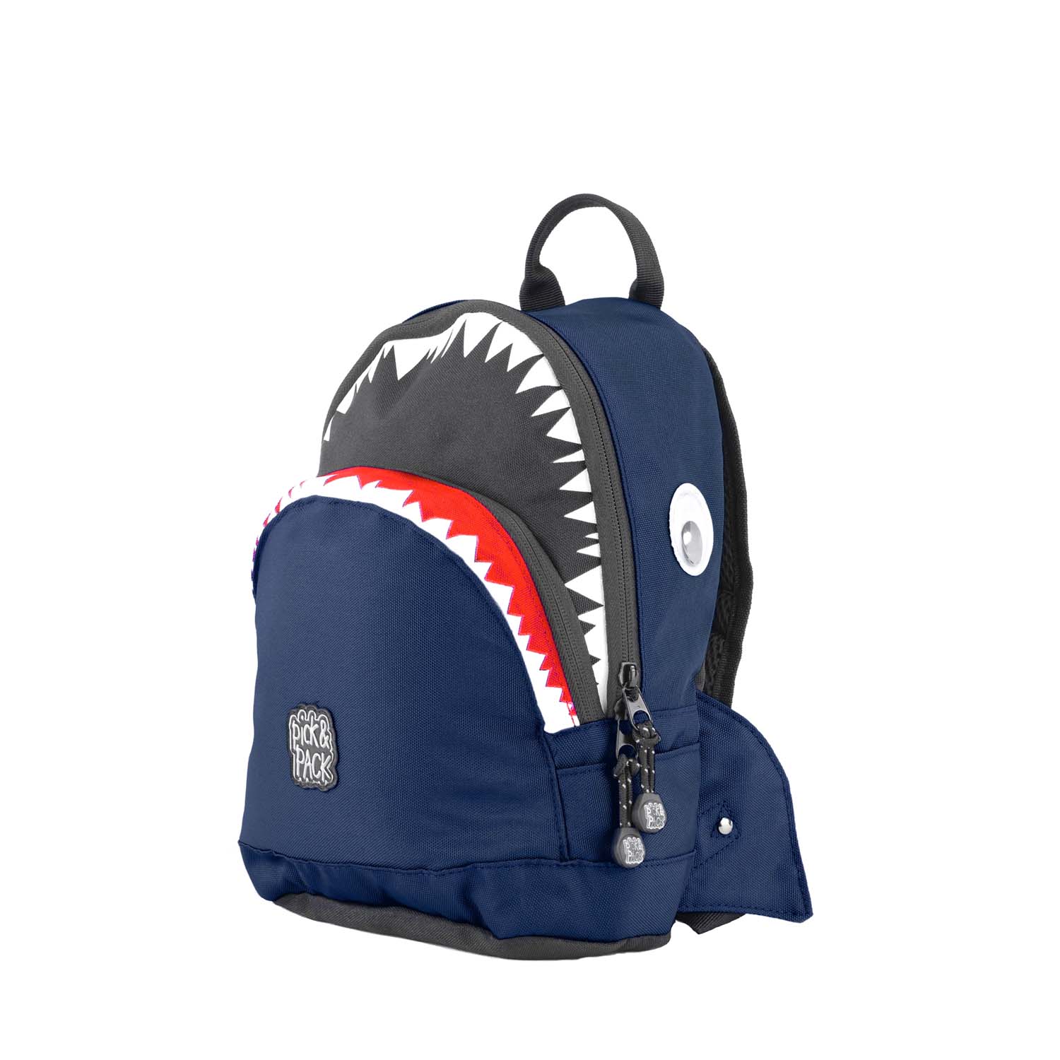 Thumbnail - Pick & Pack Shark Shape Backpack S Navy