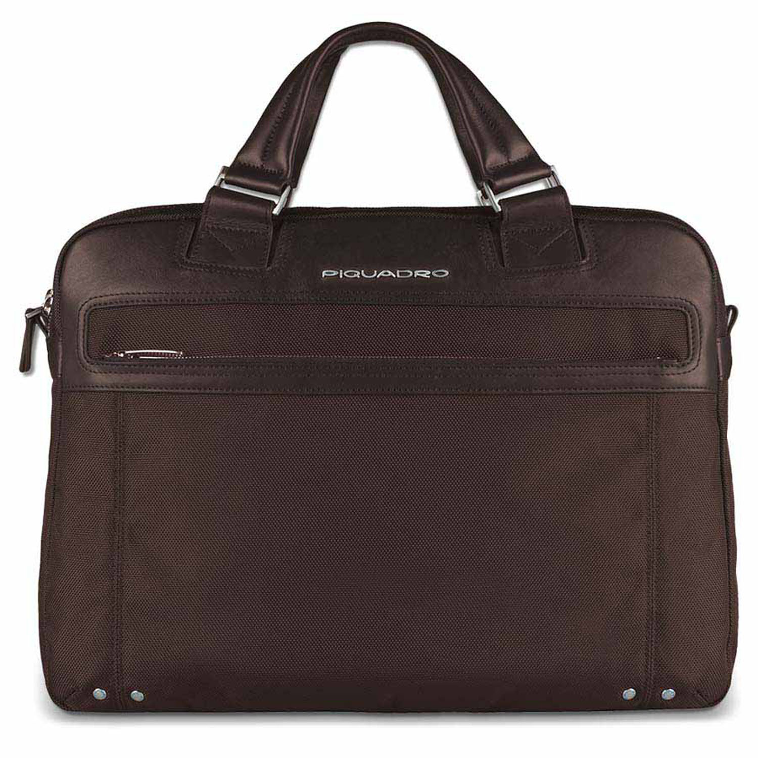 Piquadro Link Doppelgriff-Laptoptasche 15  mit iPad®-/iPad®Air-/iPad®mini-Fach Dunkelbraun