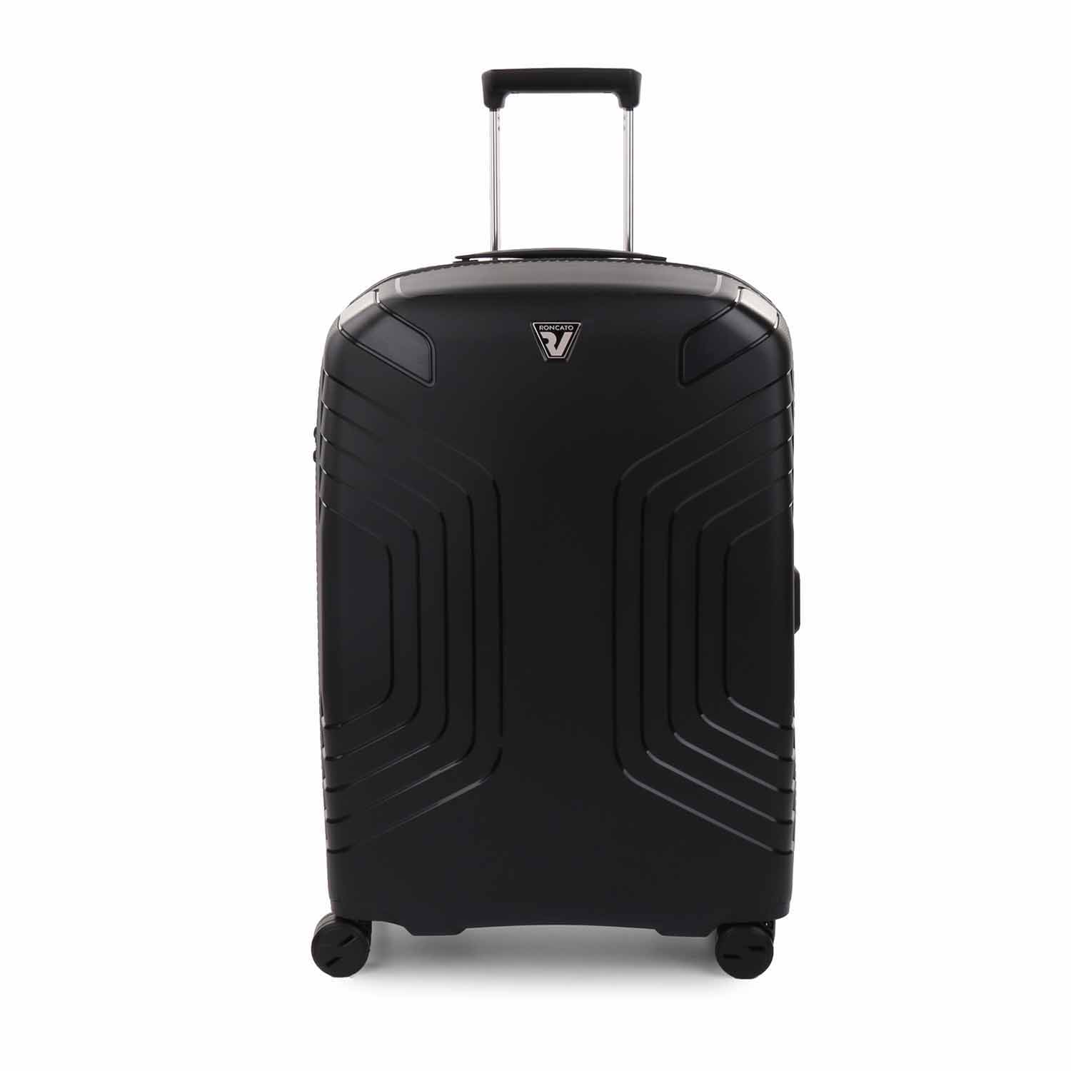 Roncato Ypsilon Mittelgrosser Koffer 4-Rrollen 69cm, erweiterbar Schwarz