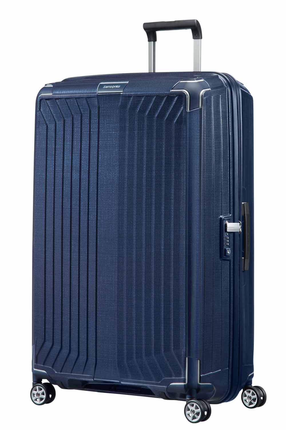 Samsonite Lite-Box Trolley mit 4 Rollen 81cm Deep Blue