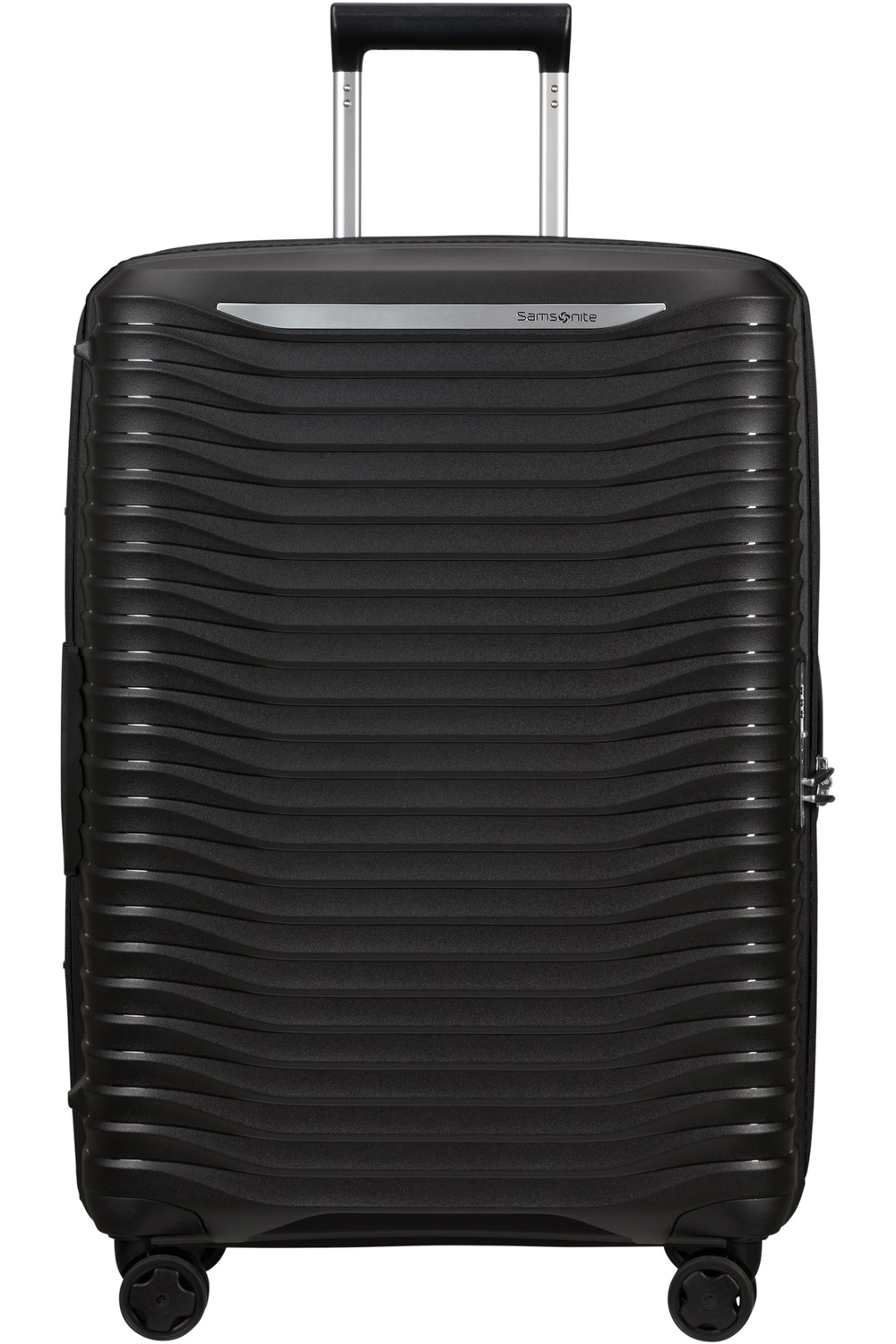 Samsonite Upscape Trolley mit 4 Rollen erweiterbar 68cm + GRATIS HOTELGUTSCHEIN Schwarz