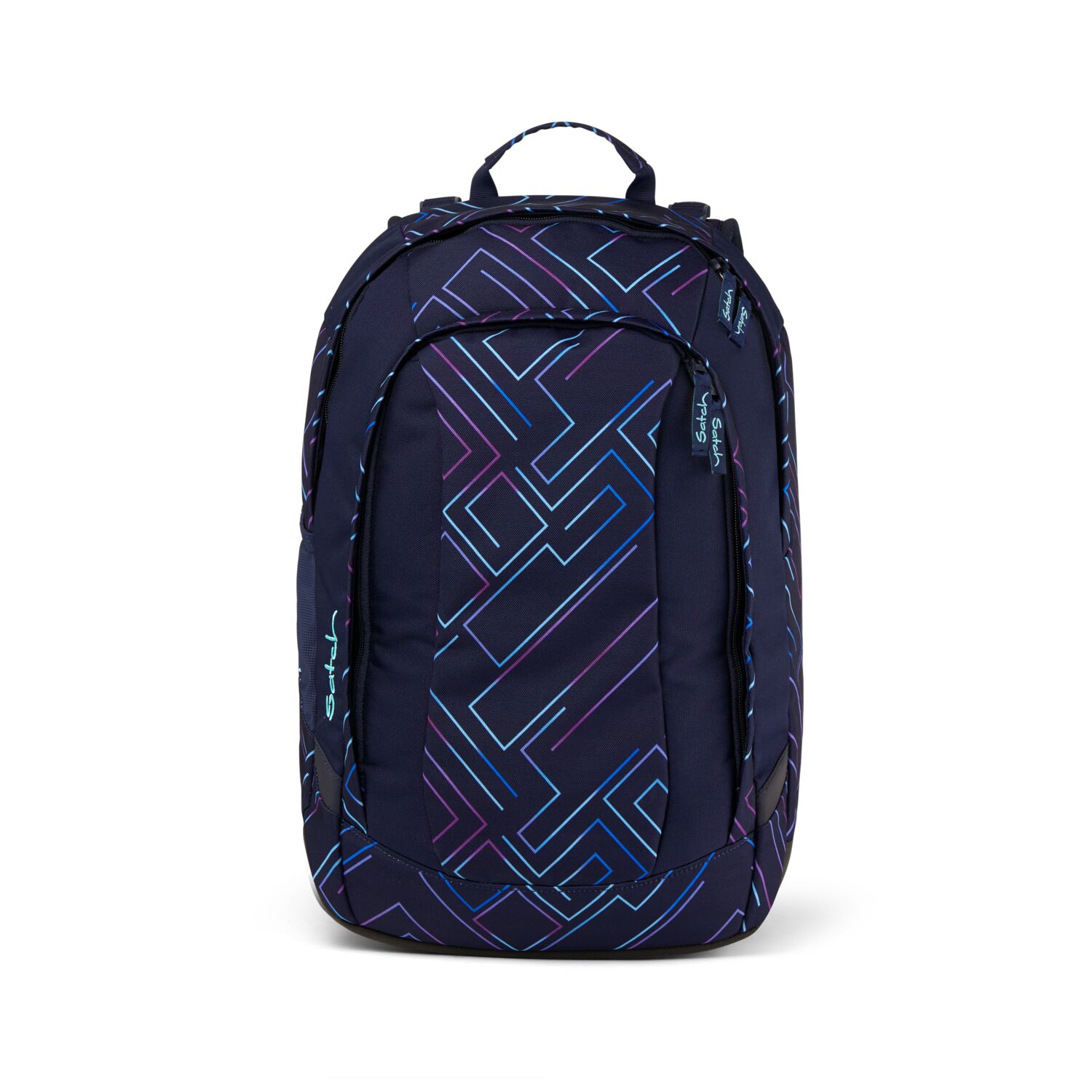 satch air Schulrucksack Purple Laser