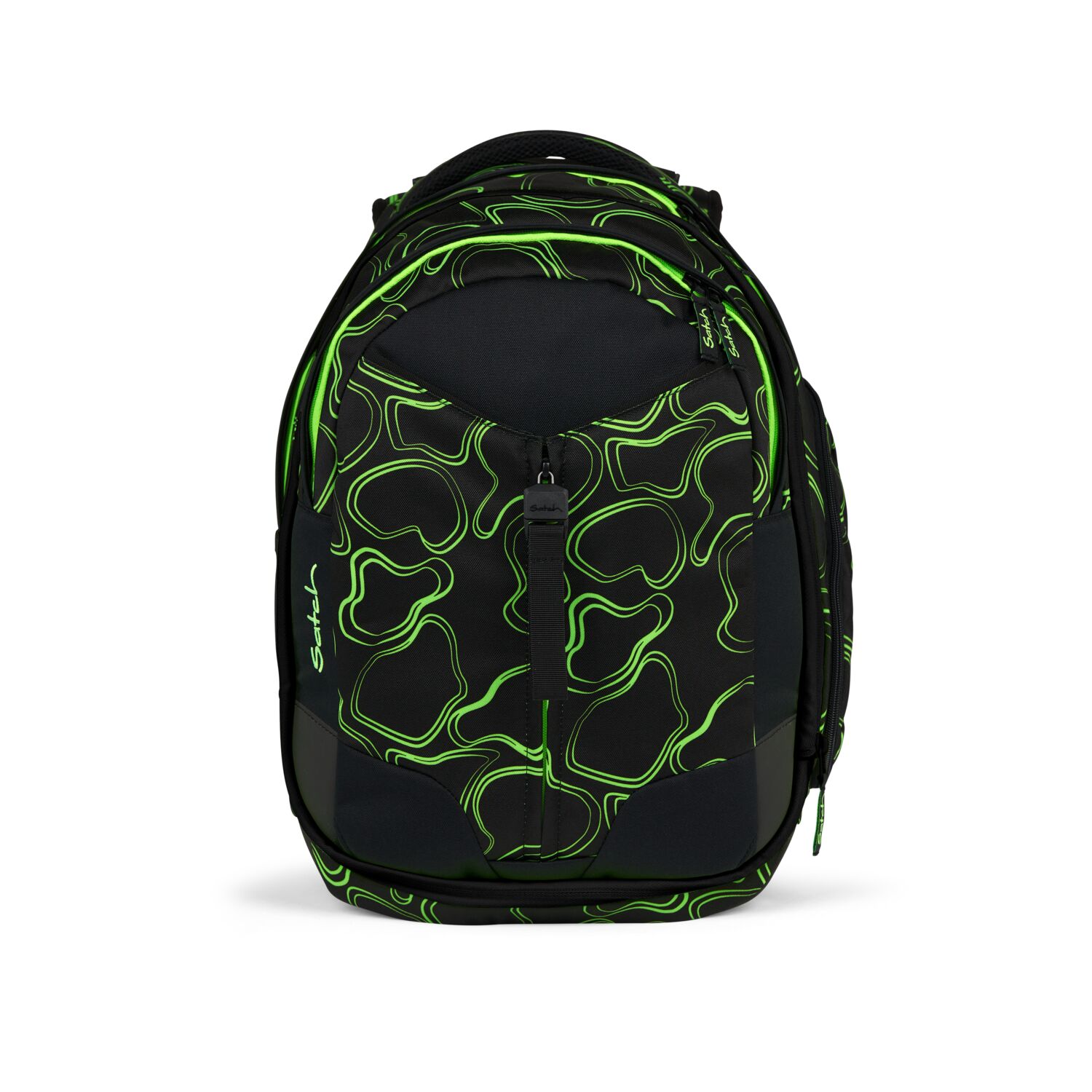 satch match Schulrucksack  Green Supreme
