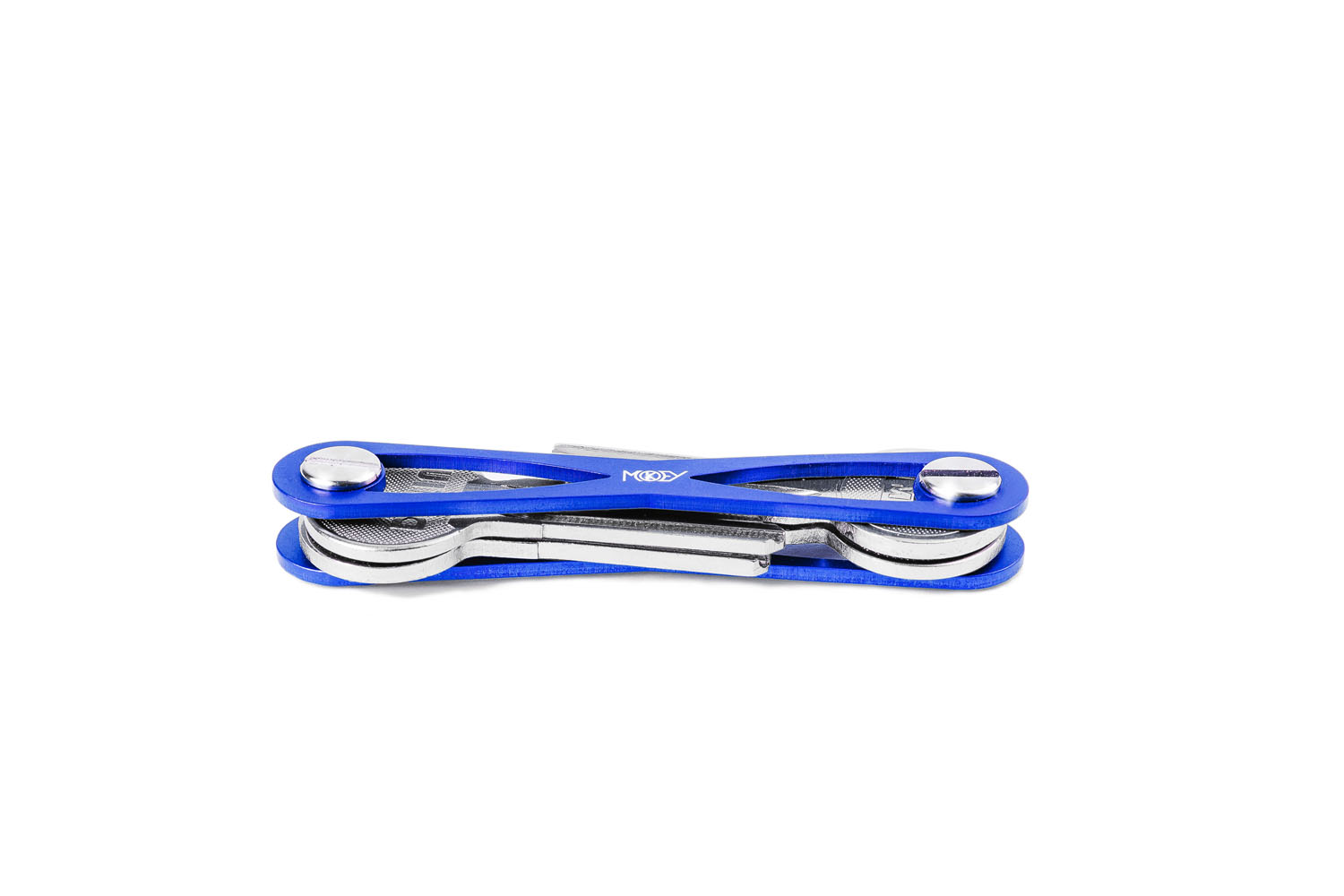 Mokey Schlüssel Organizer 2 bis 8 Schlüssel blau