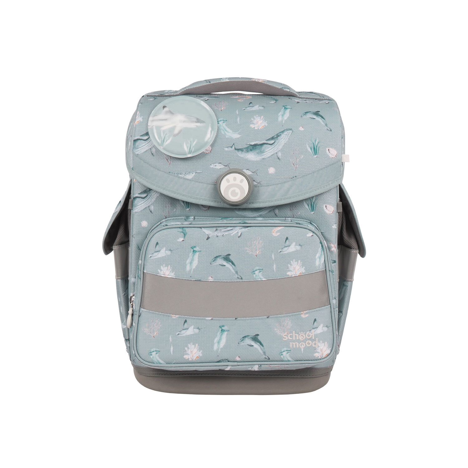 Thumbnail - School-Mood Timeless Schulranzenset 7-teilige Aqua (Nordic Collection)
