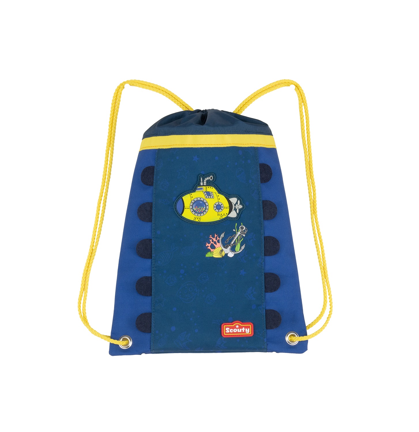 Scouty Sporty U-Boot Turnbeutel blau