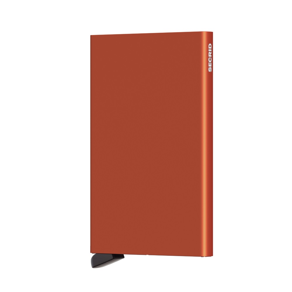 Secrid Cardprotector aus Aluminium C-Orange