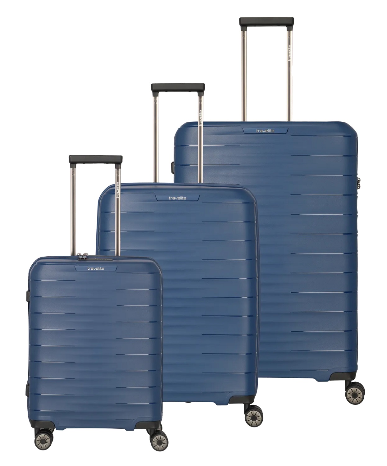 Travelite Mooby 3-tlg. Koffer-Set L/M/S, 4w Marine