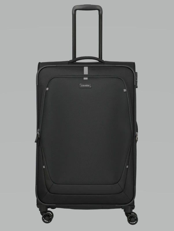 Travelite Umbria Trolley mit 4 Rollen L, erweiterbar Black