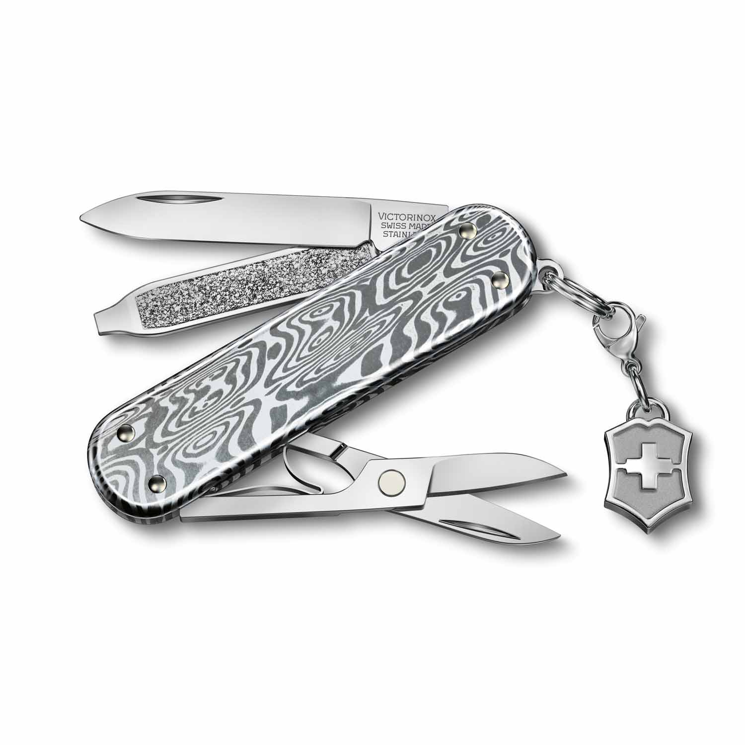 Victorinox Classic SD Brilliant, 58 mm,  Damast