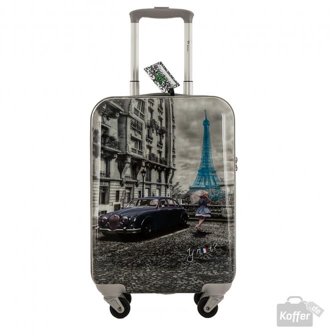 YNot? Yes Case Trolley S 4 Rollen Cabine Size Paris Blue Rain