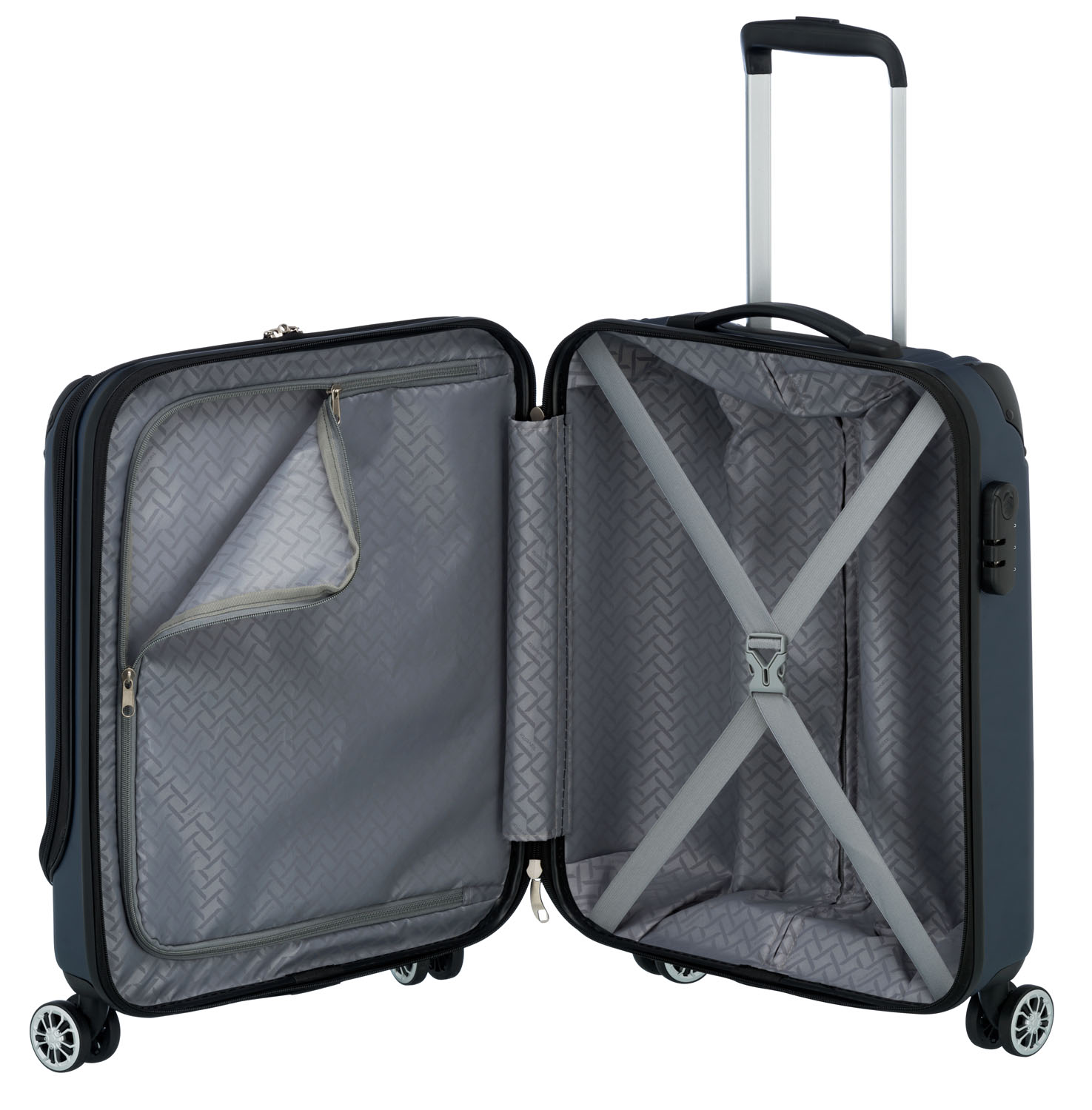 Travelite City Trolley S+ 4R 55cm mit Vortasche | jetzt online kaufen ...