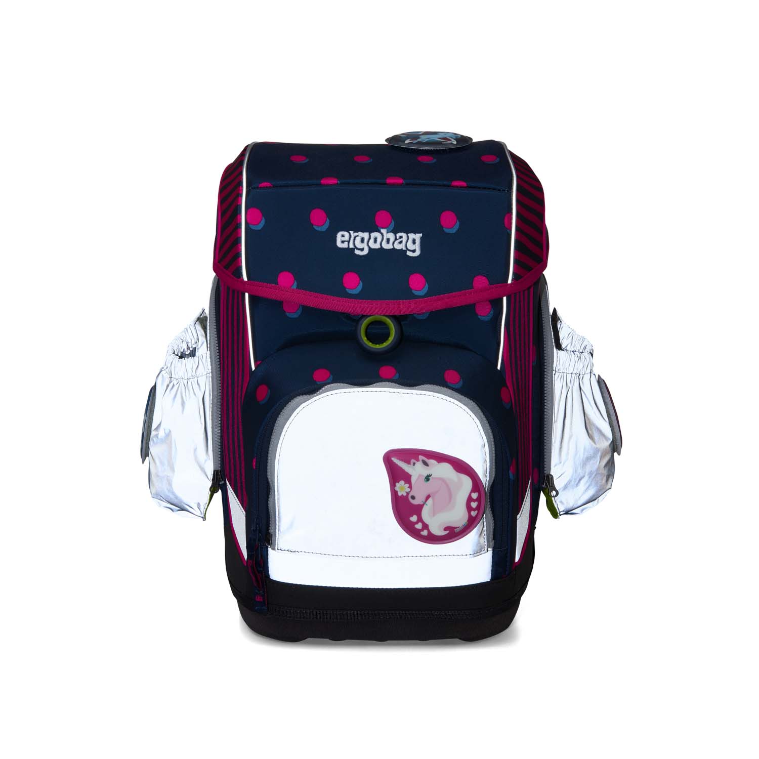 ergobag Schulzubehör Reflex Seitentaschen Zip-Set, 3-tlg. ab 2020
